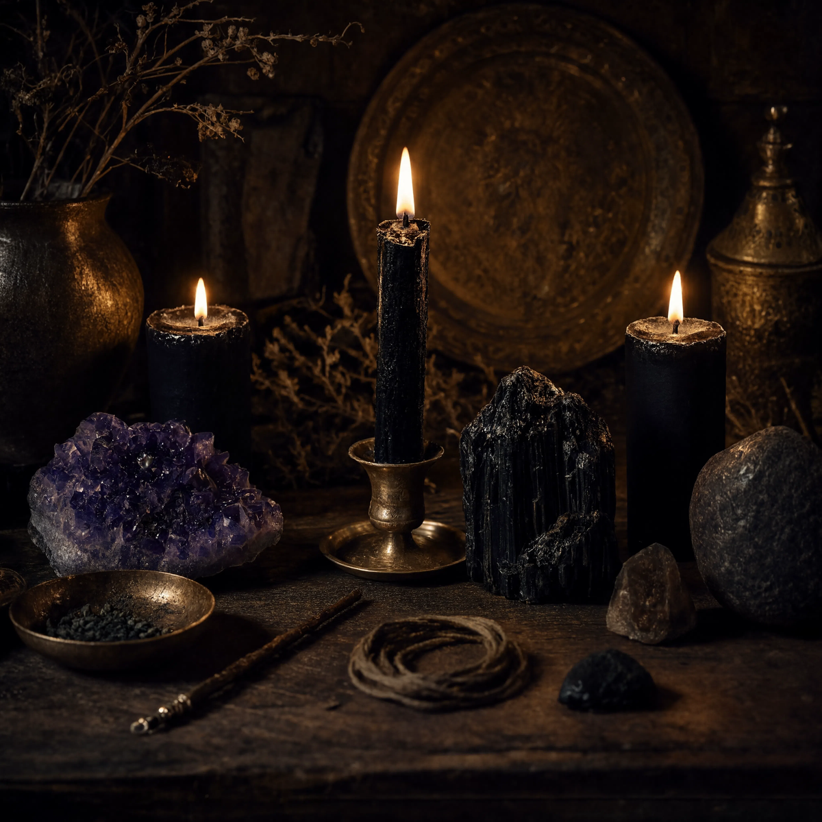 Candles, Crystals & Tools