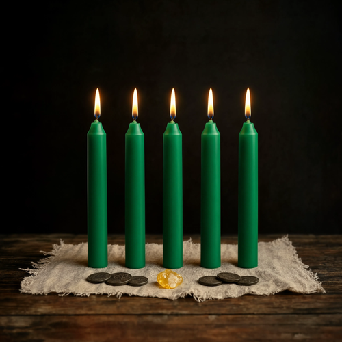 Chime Spell Candle - Green