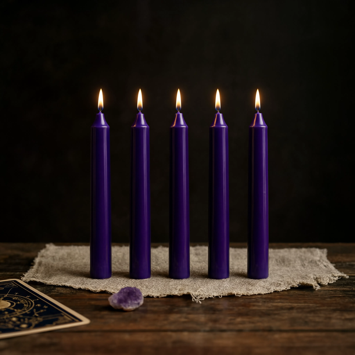 Chime Spell Candle - Purple