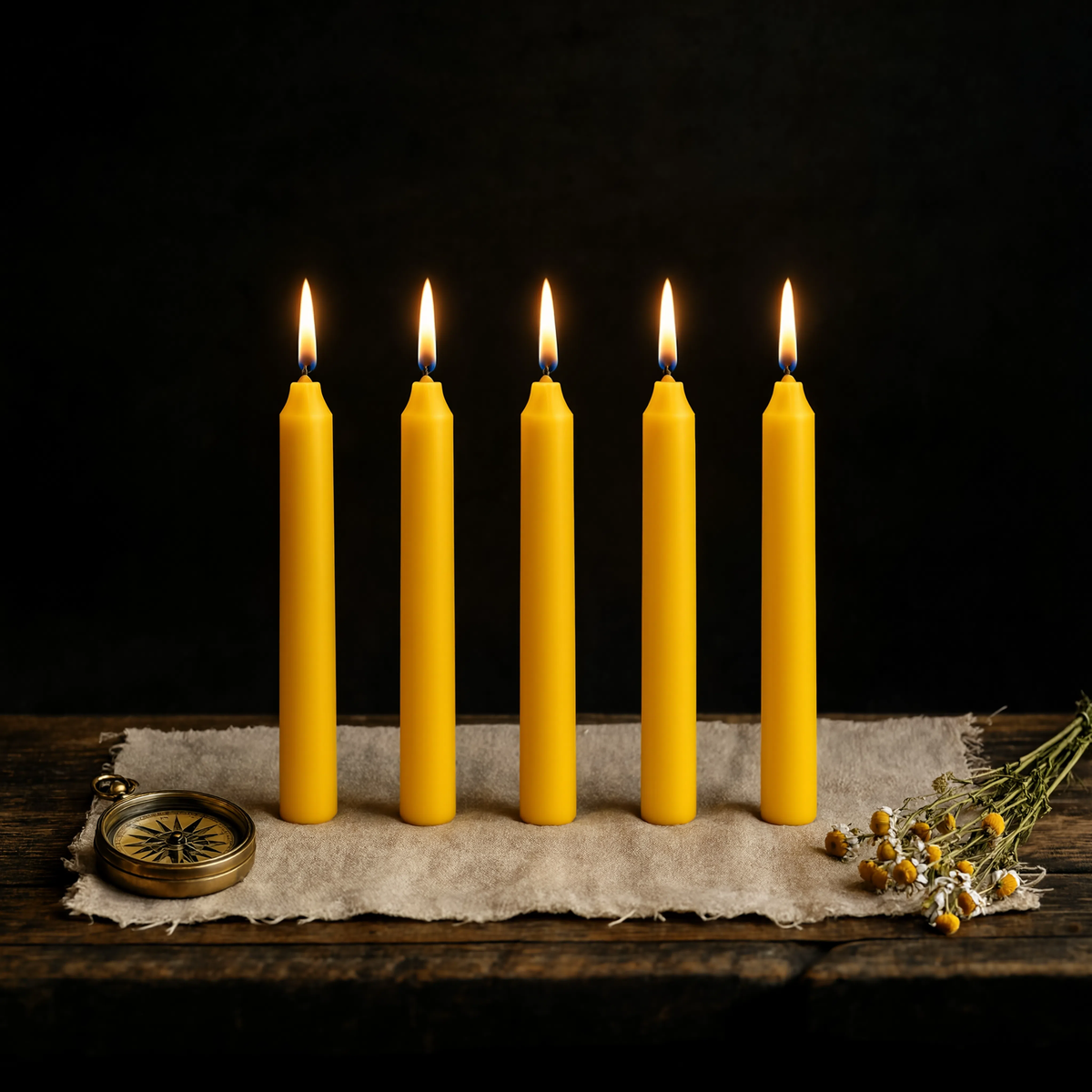 Chime Spell Candle - Yellow