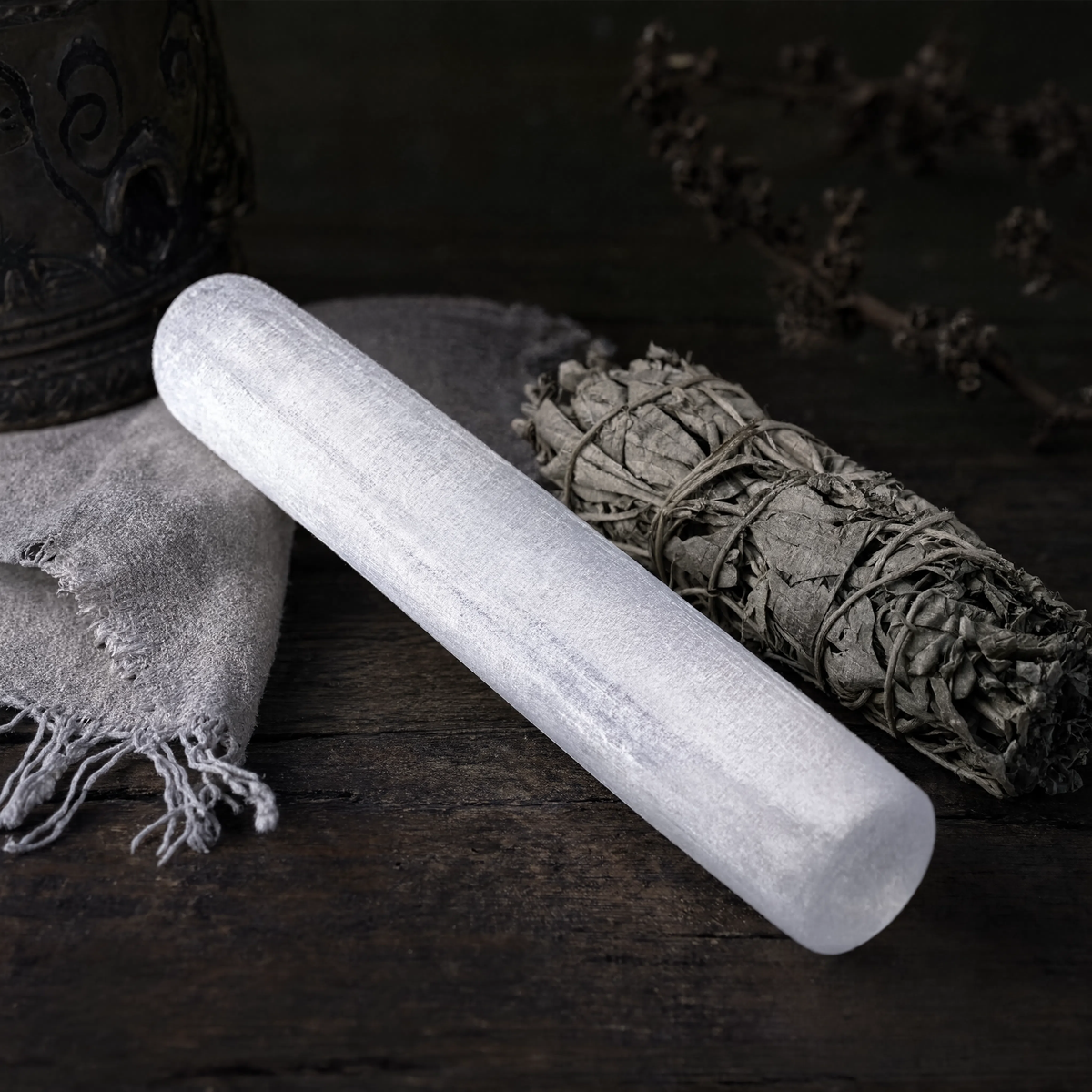 Selenite Wand